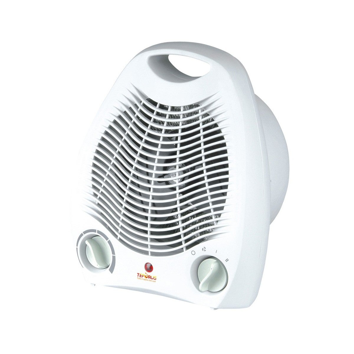 Termoventilatore Portatile 500W - Stufetta Elettrica A Basso Consumo, Sicura Con Protezione Surriscaldamento E Ribaltamento