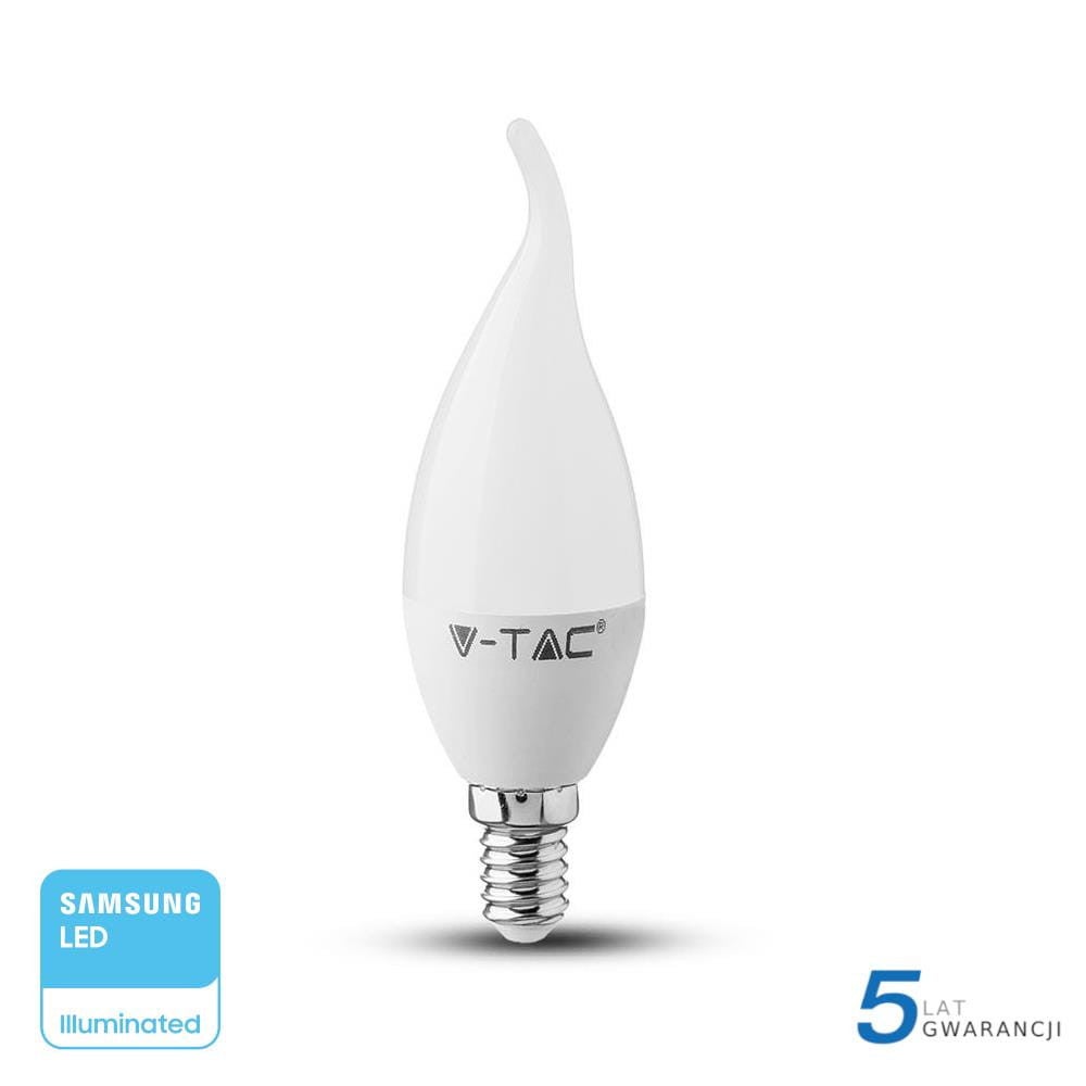 Lampadina LED SAMSUNG 5,5W E14 a fiamma di candela VT-258 - 6400K - 3