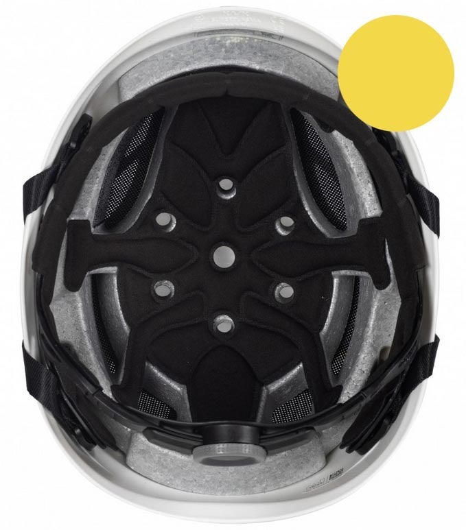 Casque de sécurité haut KASK SUPERPLASMA AQ Jaune (EN 397) - 4