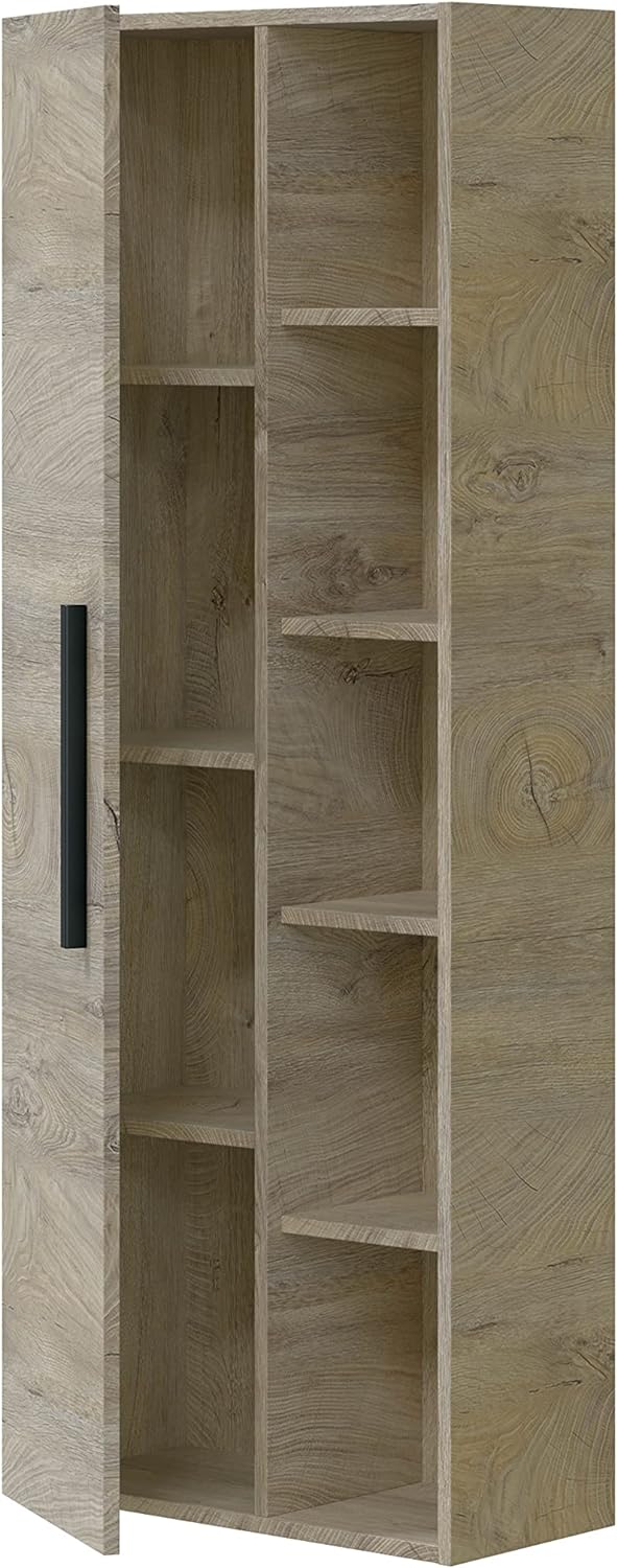 Columna para Colgar con 1 puerta, Color Roble Alaska - 2