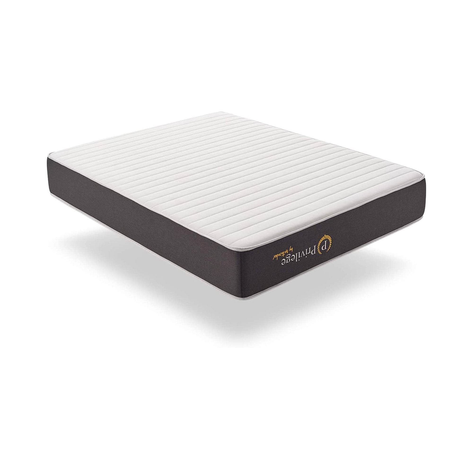 Privilege 140x190 cm - Hybride - Ressorts Ensachés + Mousse à mémoire HR + Blue Latex - 7 Zones - Reversible - Haut de gamme - 7