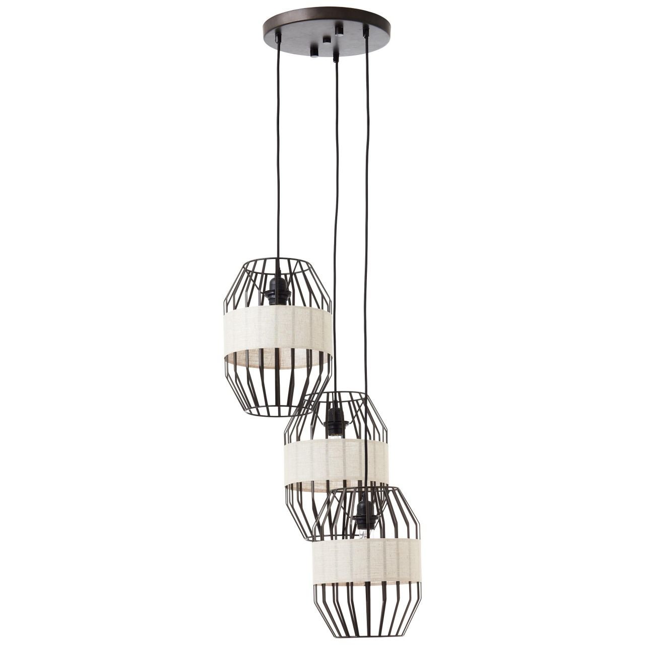 Brilliant Lamp Marty LED kinkiet 1 żarówka czarny piasek/matowe aluminium/metaliczne złoto 1x GU10, 10 W, żarówka LED w zestawie i wymienna - 6