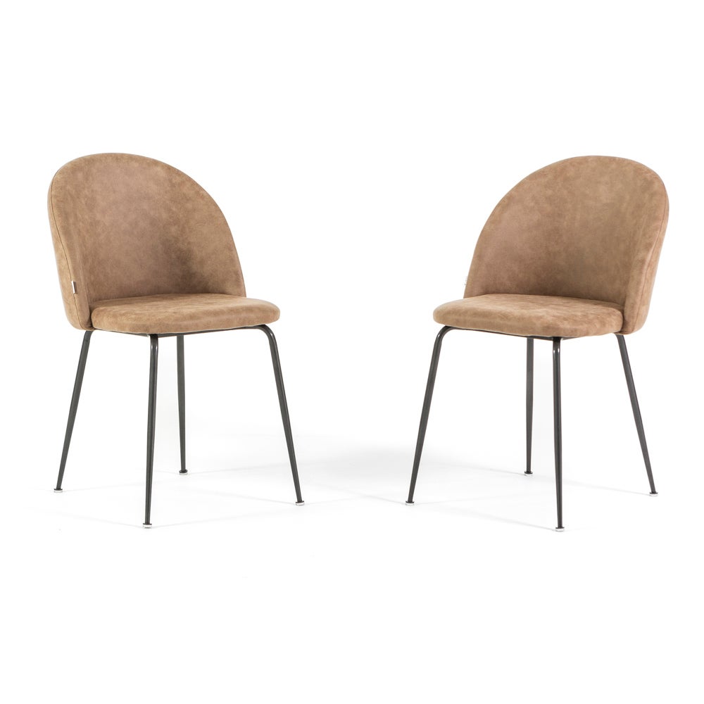 Set di sedie Sara imbottite in ecopelle per cucina o sala da