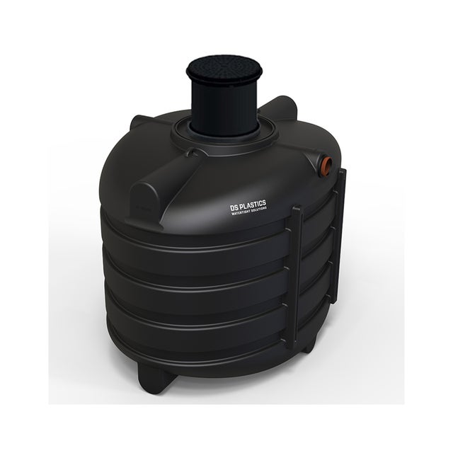 Fosse Septique Ronde 3300 Litres Renforts Circulaires Avec Réhausse Télescopique DS Eau Pour 7 Personnes