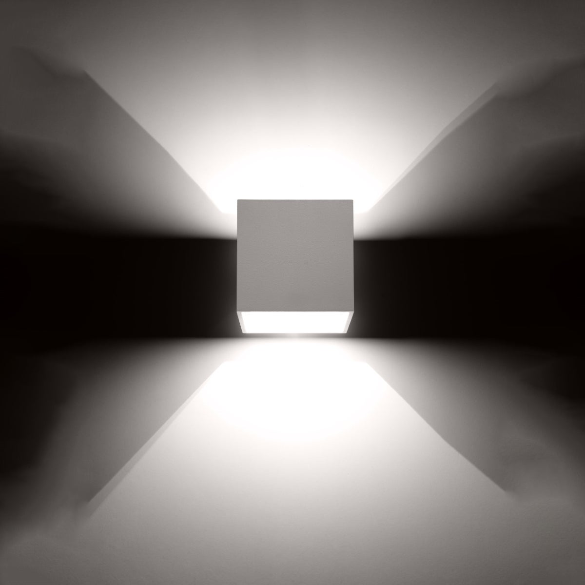 Kinkiet QUADX 1 biały LED 3000K - 10x12x10cm Sollux