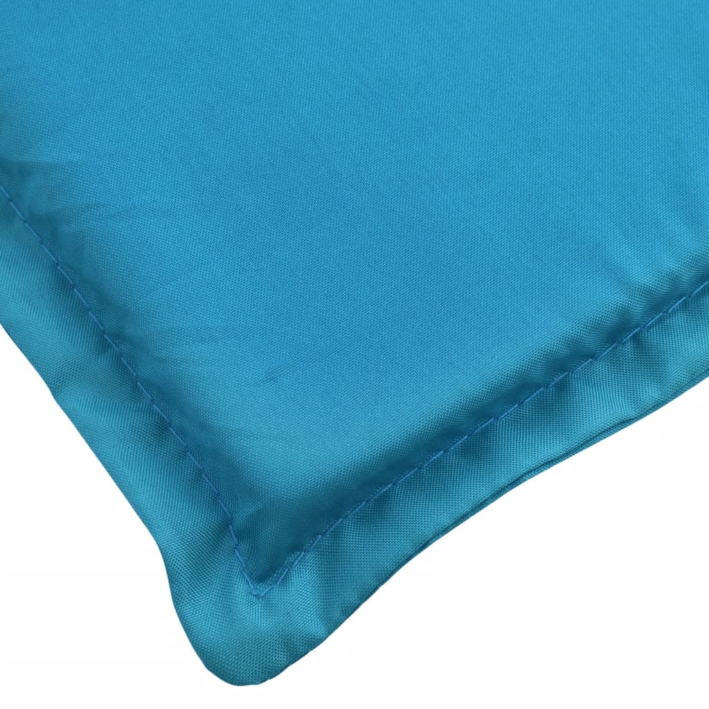 Cojín de tumbona de tela Oxford azul 200x50x3 cm vidaXL - 7