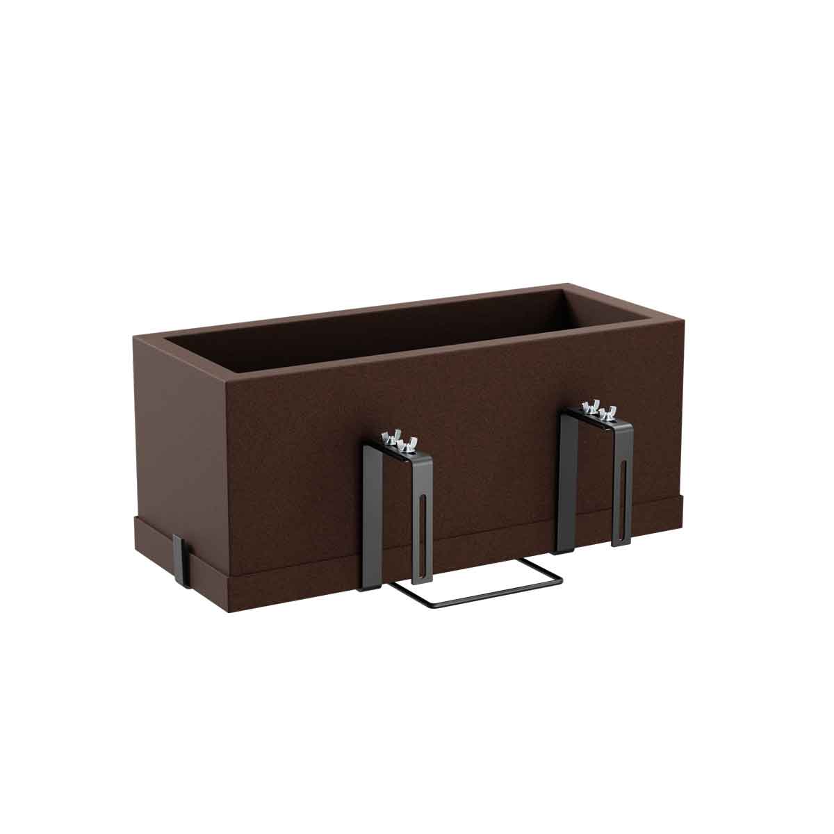 Veca - Vaso Fioriera Cassetta Da Balcone Roxanne Con Sottovaso 50Cm