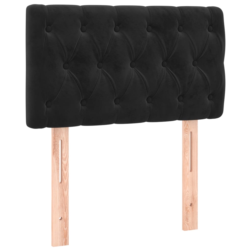 vidaXL Sommier à lattes de lit avec matelas et LED Noir 80x200cm - 7