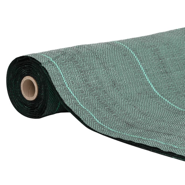 Rollo malla antihierbas PP 2x100 m verde permeable UV para jardín grava ...