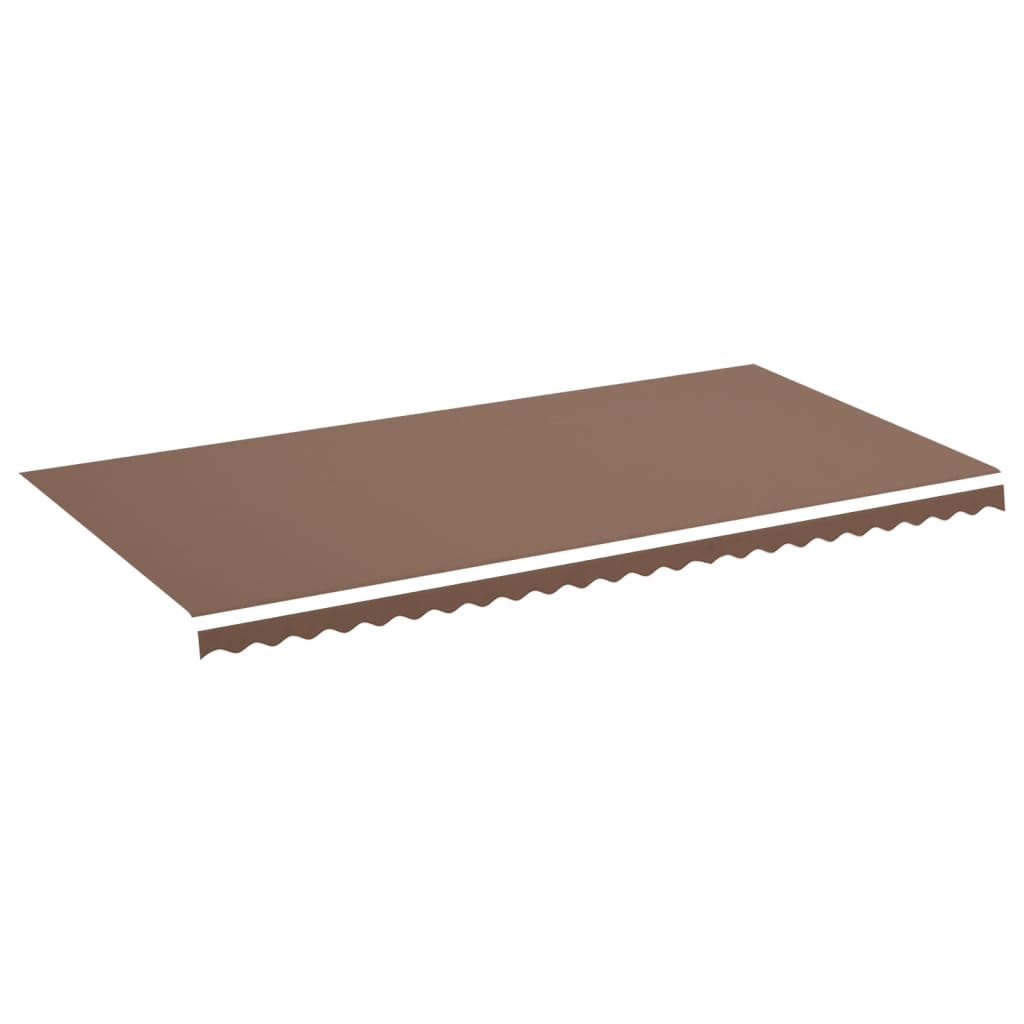 Tela de repuesto para toldo marrón 6x3 m cfw62078