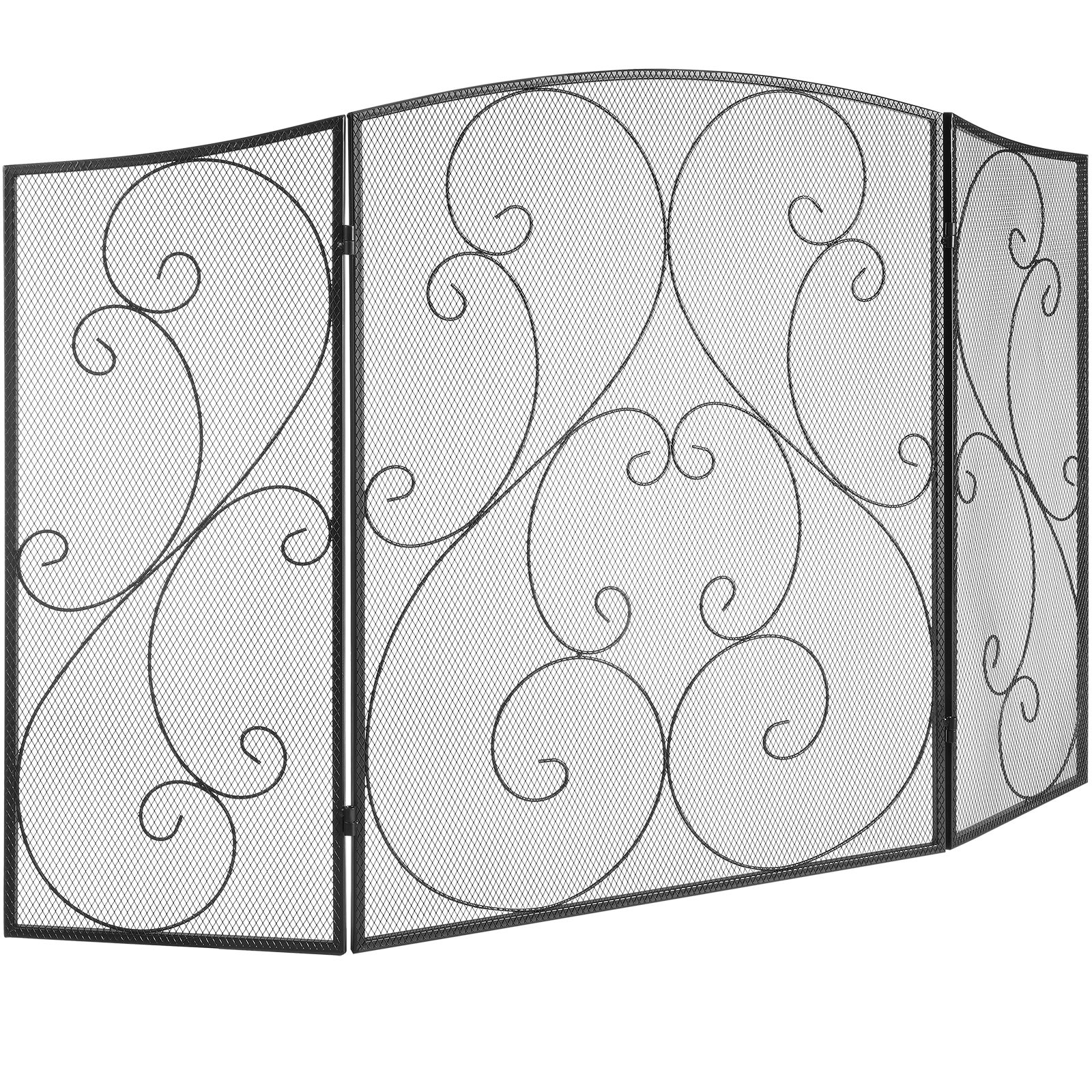 Kratka przeciwiskrowa żelazna ochrona kominka 121,92 cm kratka kominkowa kratka piekarnika vintage kratka zabezpieczająca piekarnik 0-40°C kratk VEVOR