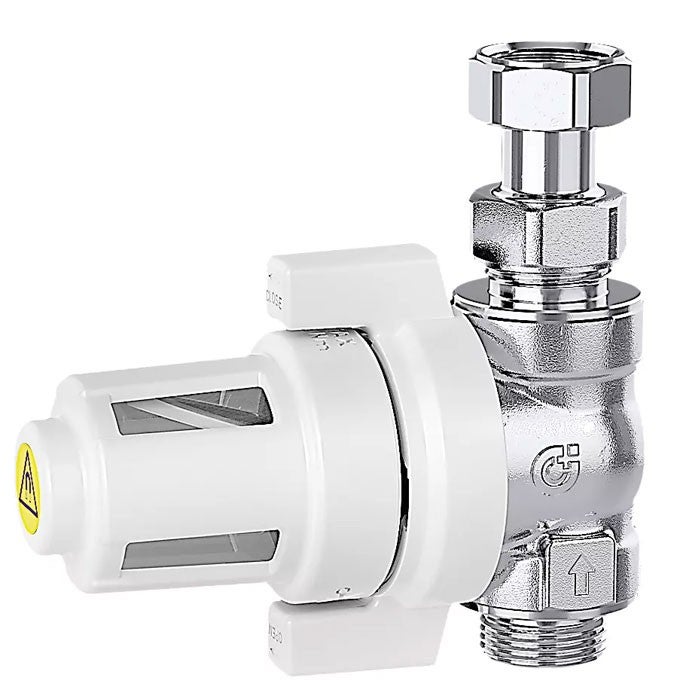 Filtro Magnético Defender-2 Para Calderas - 28 Mm, Desviador Latón 360°, Válvulas PN20, Fácil Mantenimiento