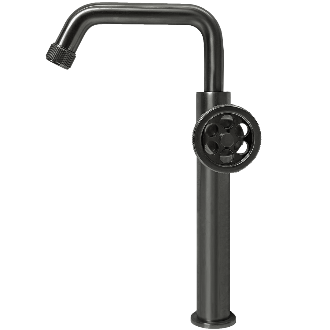 Indus bateria umywalkowa wysoki wykonanie szary metaliczny