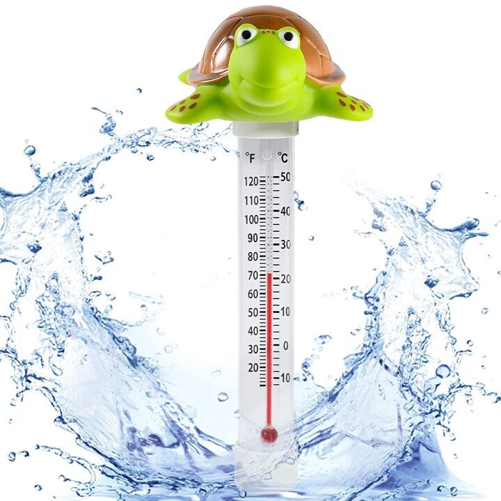 Termometr basenowy pływający termometr basenowy akcesoria basenowe temperatura wody z sznurkiem do użytku zewnętrznego i wewnętrznego