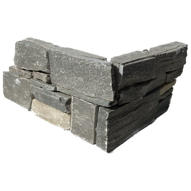 Angle de Plaquette de parement Pearl Stone Fix Norvège - 28,5 x 15 cm - 3/4 cm