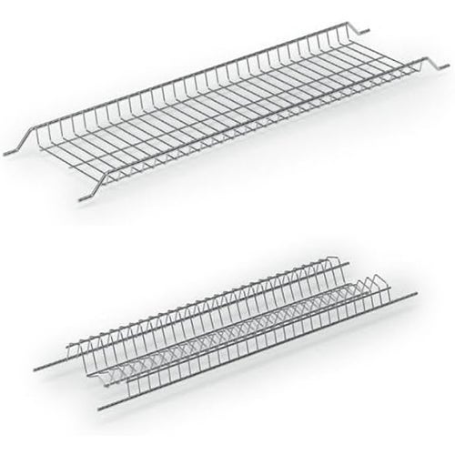 SCOLAPIATTI DA INCASSO 86,4 Cm Per Pensili 90 Cm CON TELAIO Regolabile In Alluminio Per Fine Corsa Ante – Acciaio Inox AISI 430 Con Vaschetta Raccogli Gocce – Made In Italy Con - 2