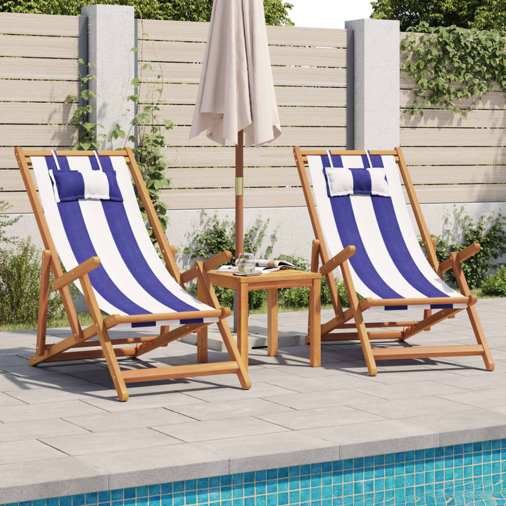 Chaise de plage pliante en bois à rayures pour maison de poupée et accessoires de Chaise de plage pliante en bois à rayures pour maison de poupée et accessoires de