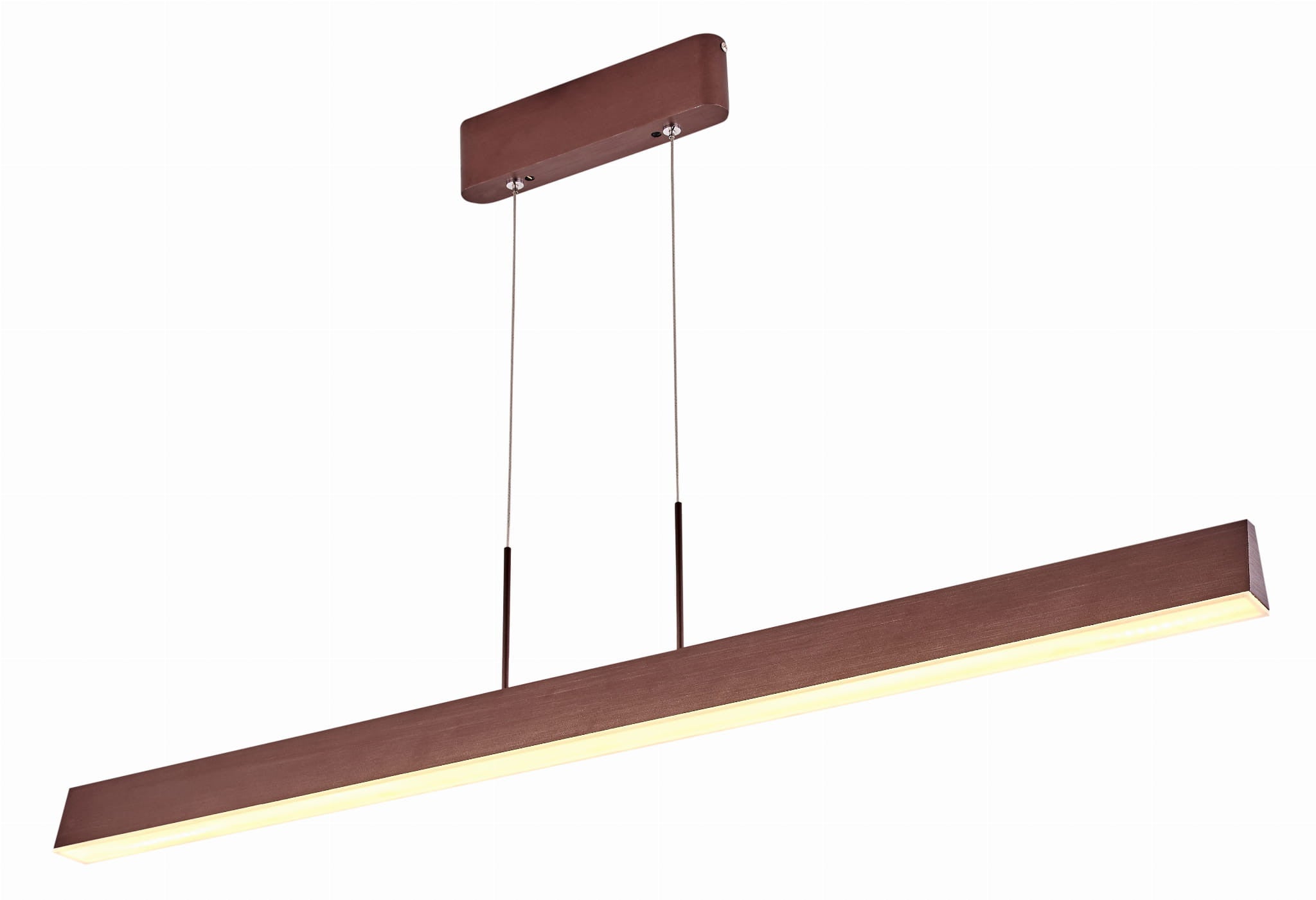 Lampa wisząca COCONUT LED 28W Neutralna biel 1600lm brązowo-biała wym: 150 x 100 x 4 cm Candellux