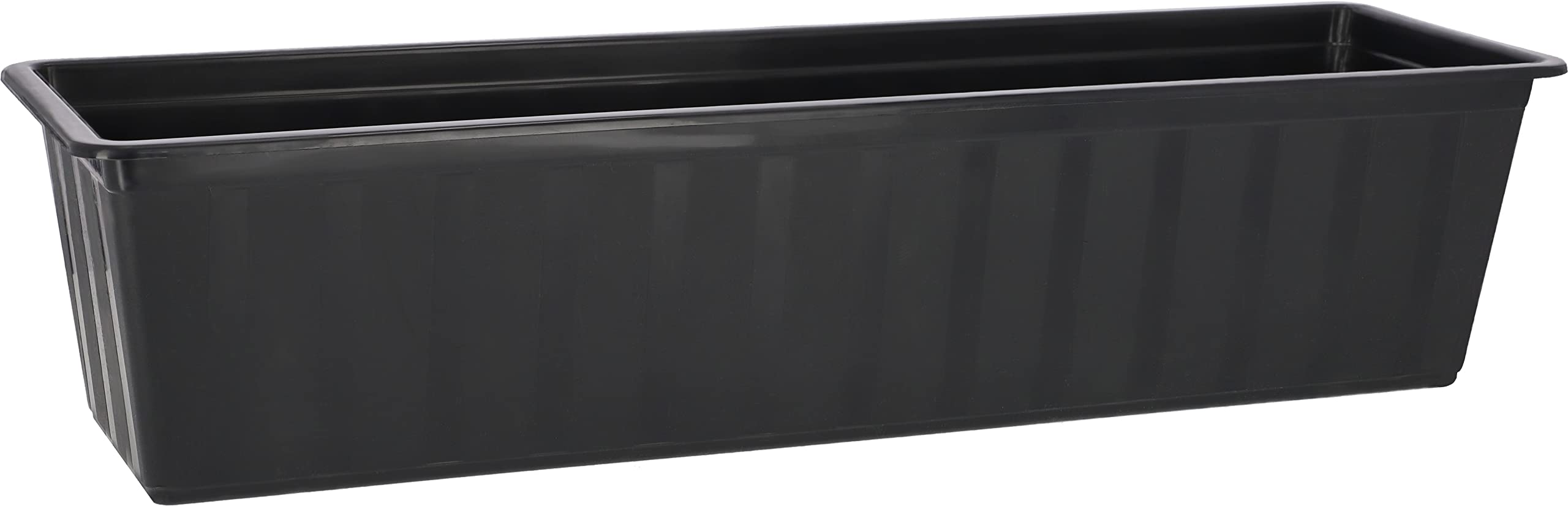 Jardinière en Bois avec Insert en Plastique Gris 60 x 18 x 15 cm - KOTARBAU - 4
