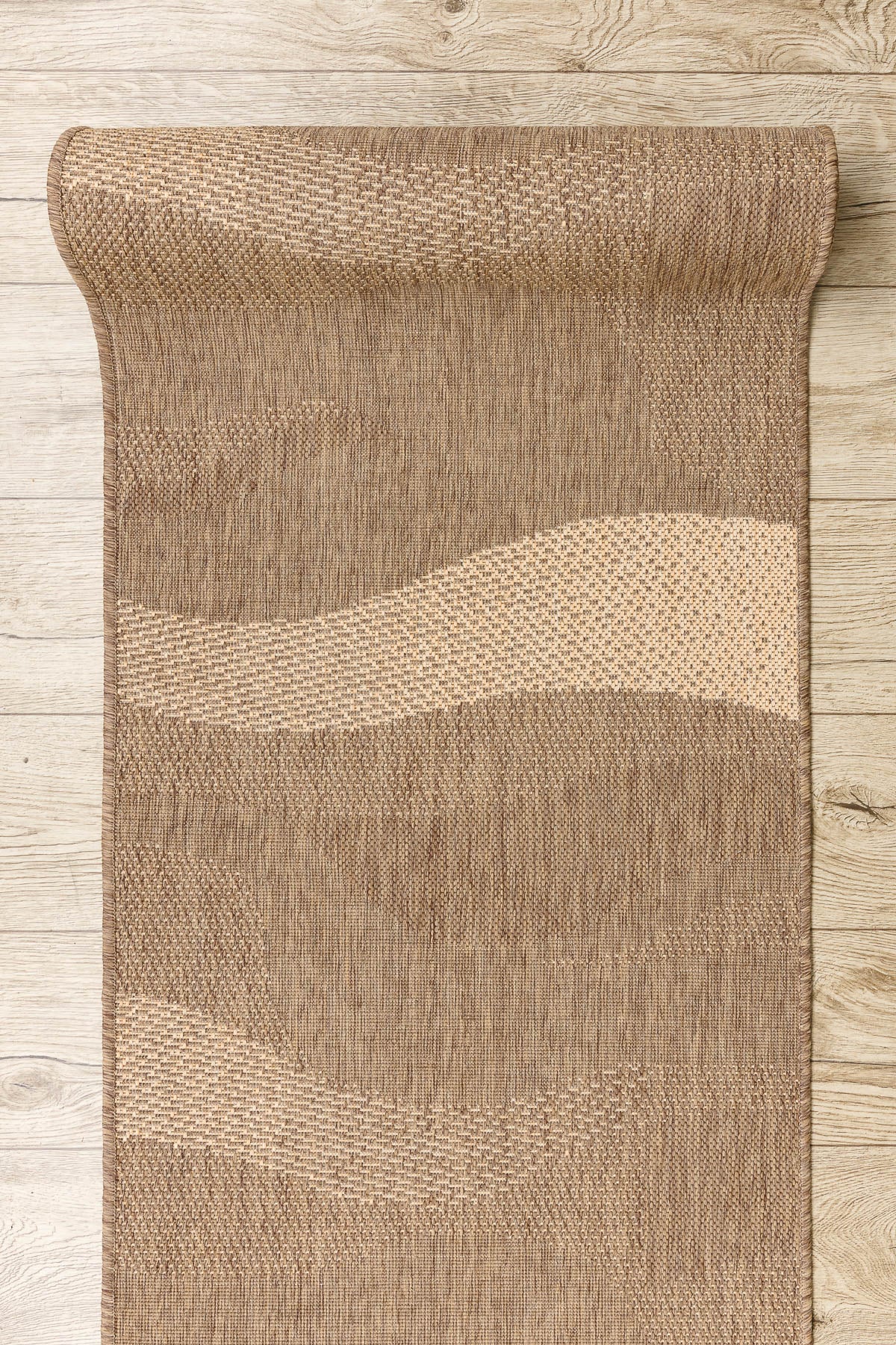 PASSATOIA SIZAL FLOORLUX disegno 20212 coffe / mais 70 cm 70x710 cm - 4