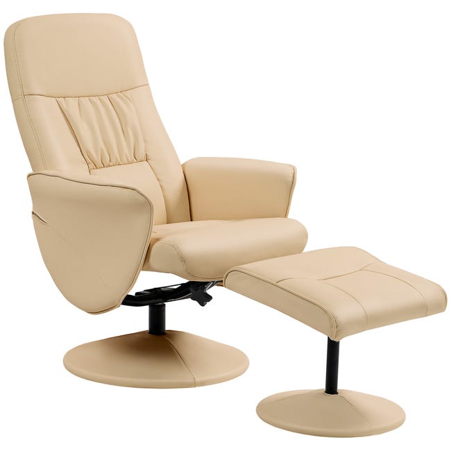 Reclining chair with footrest, relaxation chair, reclining chair with ...
