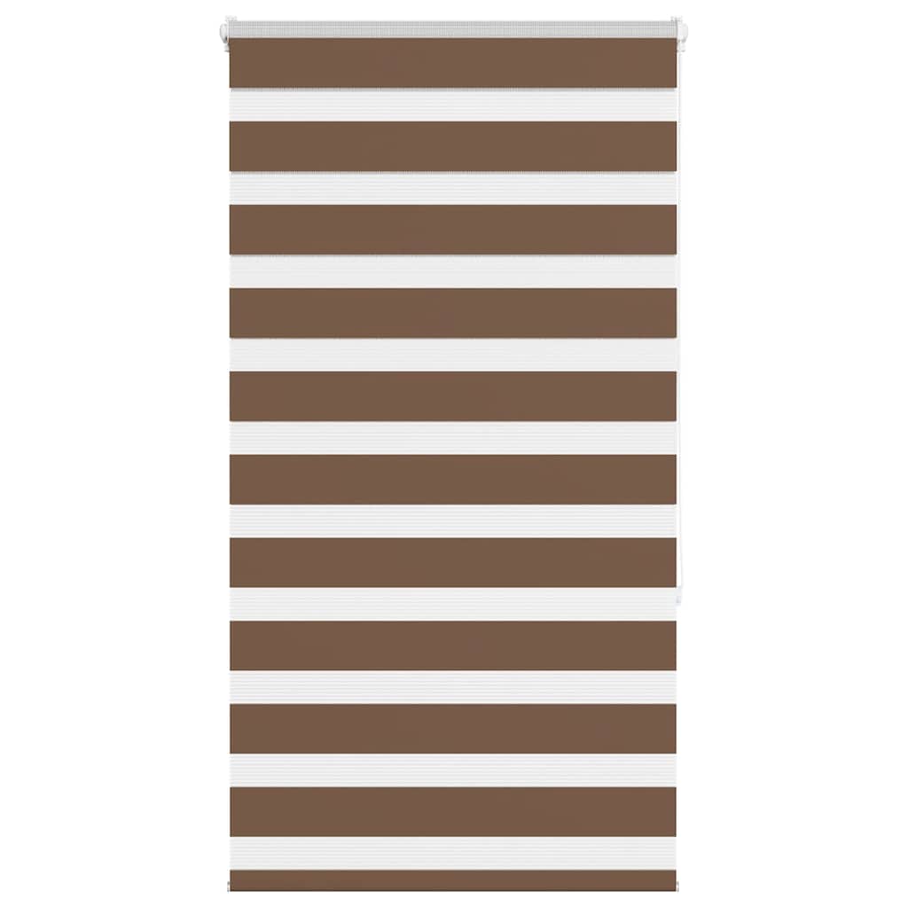 Store zèbre marron 105x150cm largeur du tissu 100,9cm polyester