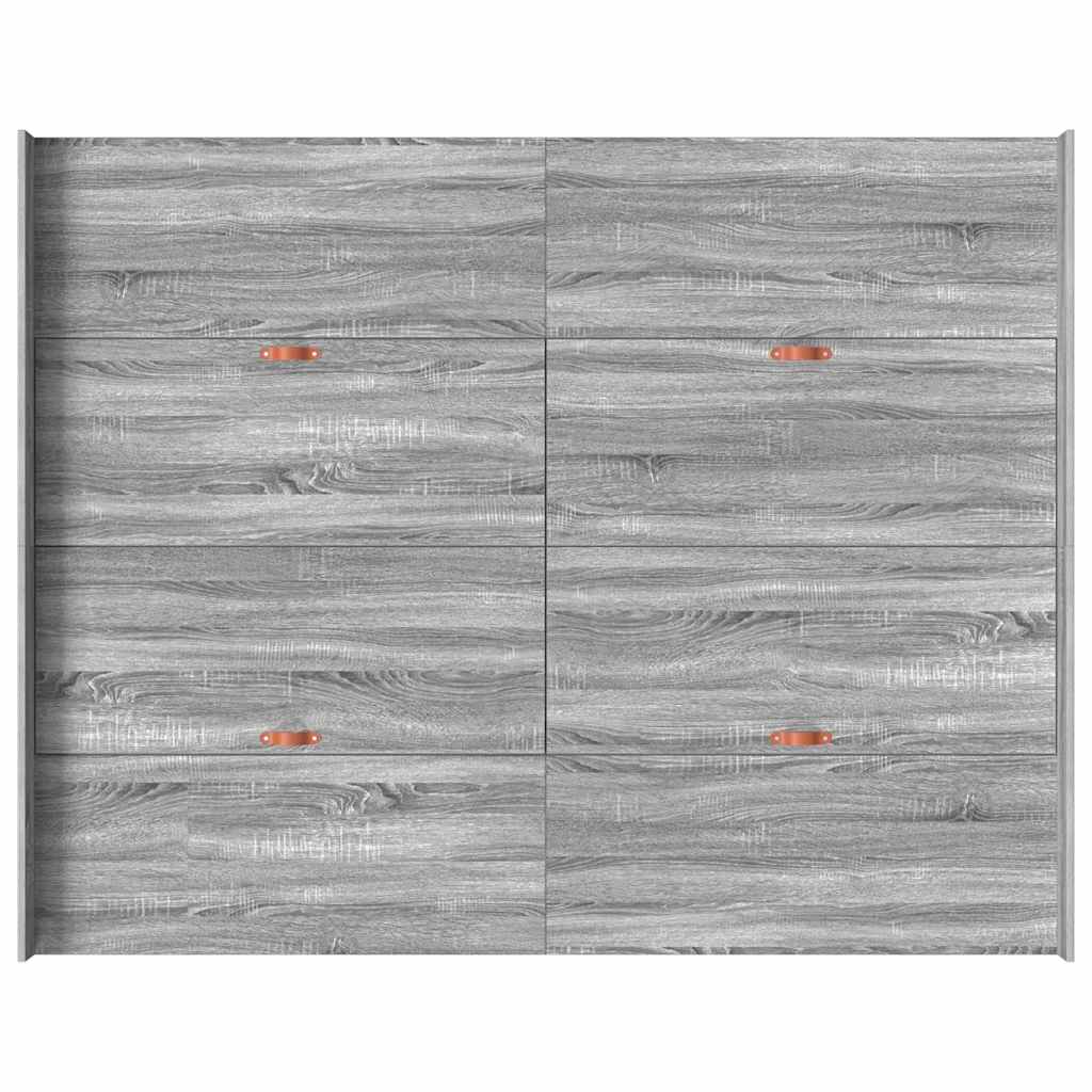 Cadre de lit avec rangement et porte, gris, 140 x 200 cm - 8