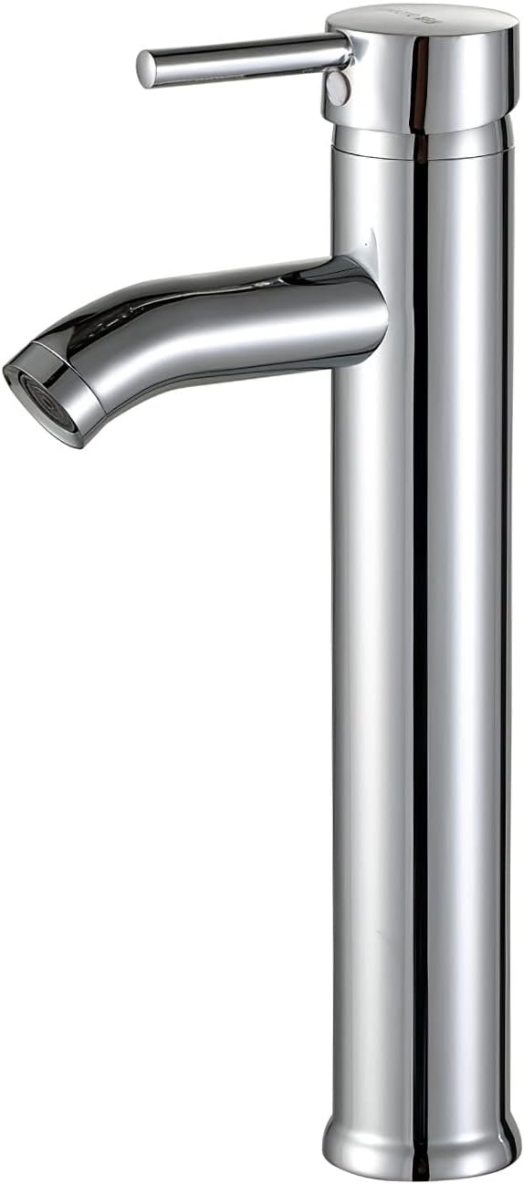 Robinet Eau Froide Acier Inoxydable Salle De Bain | Levier Simple Bec Orientable Lavabo Toilettes