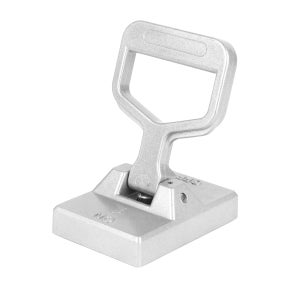 Coussinet De Cric Magnétique En Aluminium - Pour Soulever Véhicules Sans Abîmer Les Soudures - Rainuré, Avec Aimant Puissant