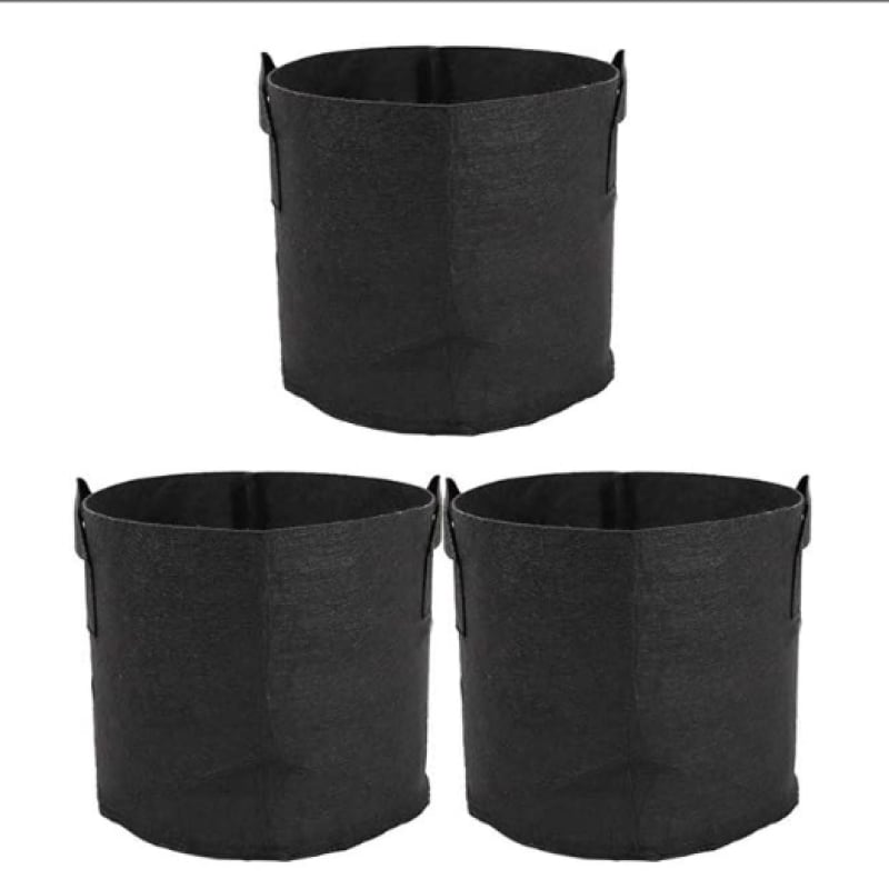 3-częściowy worek do sadzenia, włókninowe worki na rośliny, oddychające doniczki z tkaniny z uchwytami do ogrodu domowego