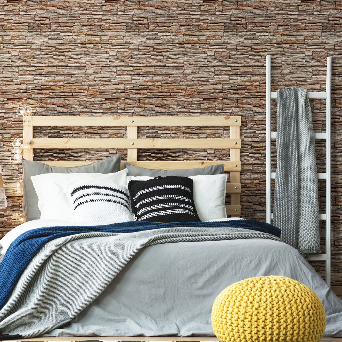 Adesivi pietra rivestimento in pietra della Marne - Sticker adesivo - adesivi murali - 50x50cm - 5