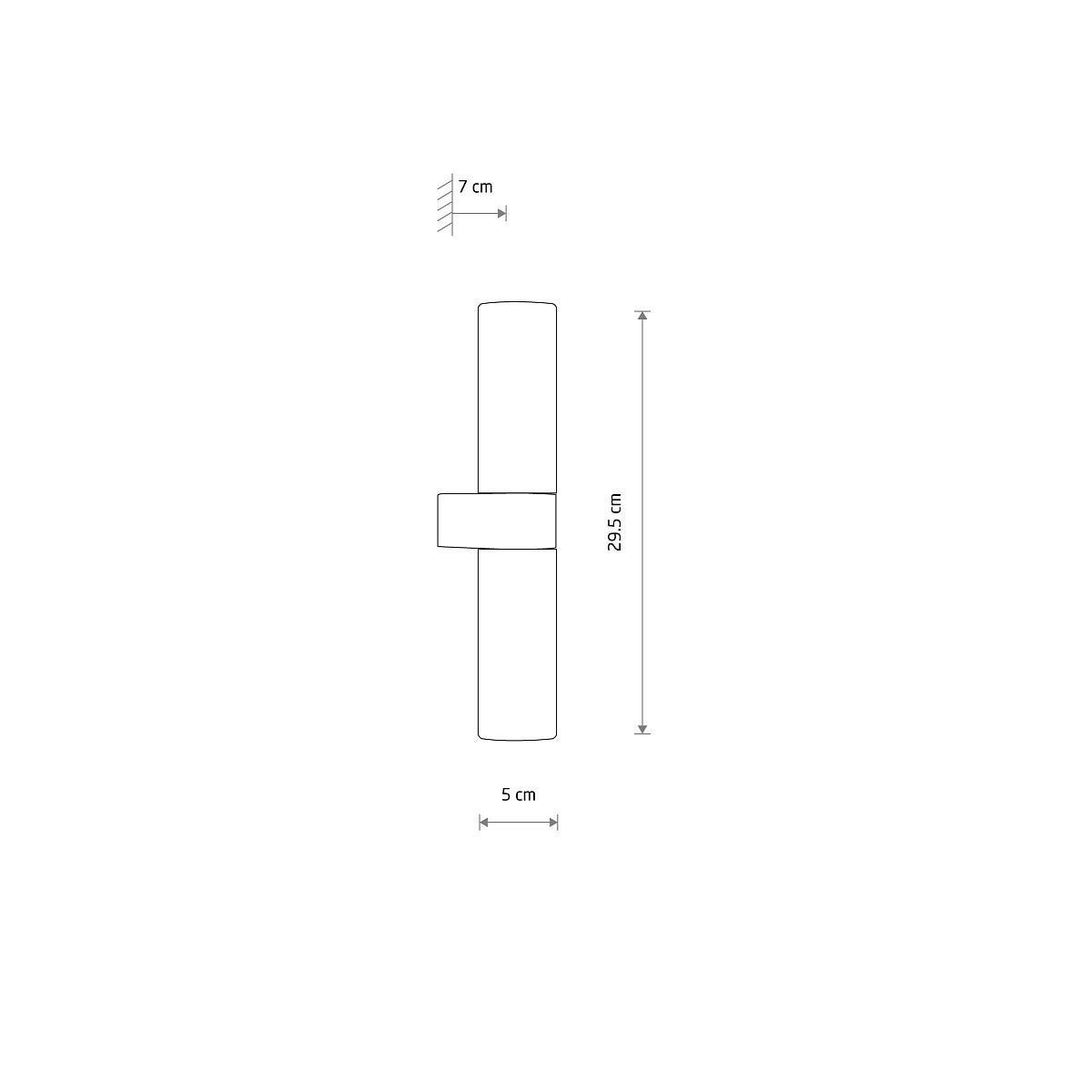 Kinkiet ścienny Natalie mosiężno-biały 2xG9x10W wym: 29,5 x 5 x 7 cm aluminium IP44 Nowodvorski Lighting - 6