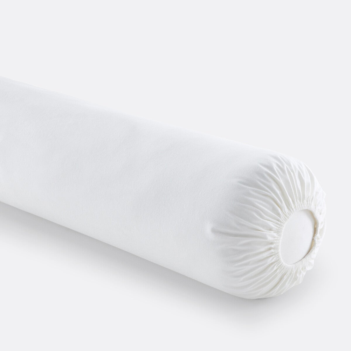 Douceur D'Intérieur Proteggi Traversino In Cotone 45x145 Cm Bianco – Federa Mollettone Con Elastici, Lavabile In Lavatrice
