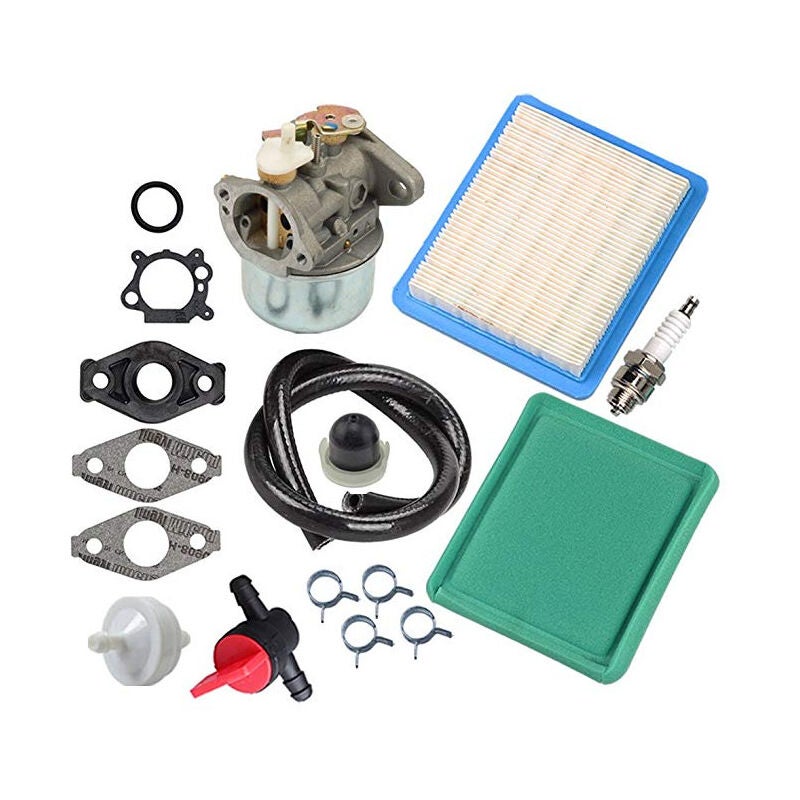 ZAMDOE Vergaser 799869 Für Briggs & Stratton Motoren – 19mm Anschluss, Inkl. Dichtung, Kraftstofffilter Und Leitungen, Passt Für Viele Rasenmäher Und Hochdruckreiniger