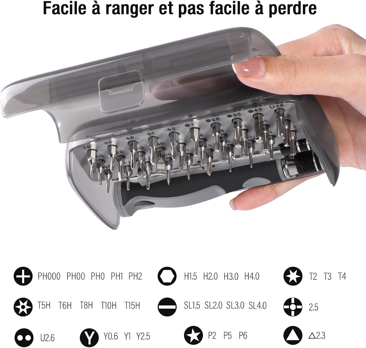 Jeu De Tournevis De Précision 32 En 1 – Embouts Magnétiques, Poignée, Acier Chrome-vanadium – Neuf Sous étui