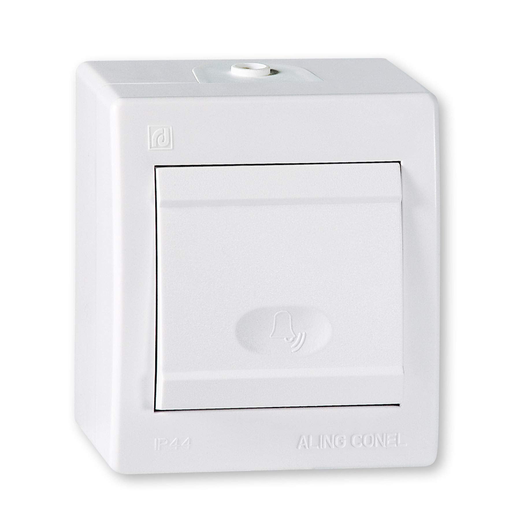 Placca per campanello da esterno in acciaio inox V2A con targhetta