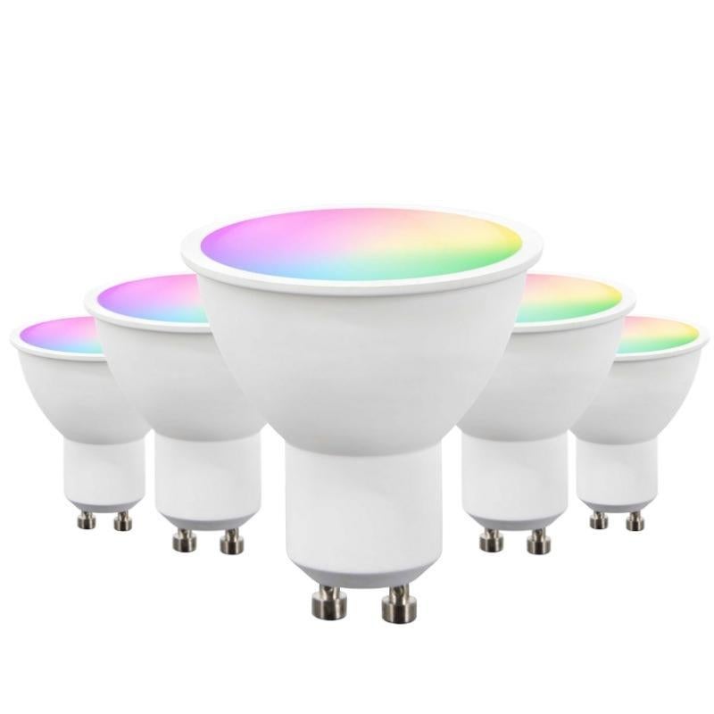 Ampoule Connectée WiFi GU10 EXTRASTAR - RGBW 16 Millions De Couleurs - Compatible Alexa Et Google Home - 6W