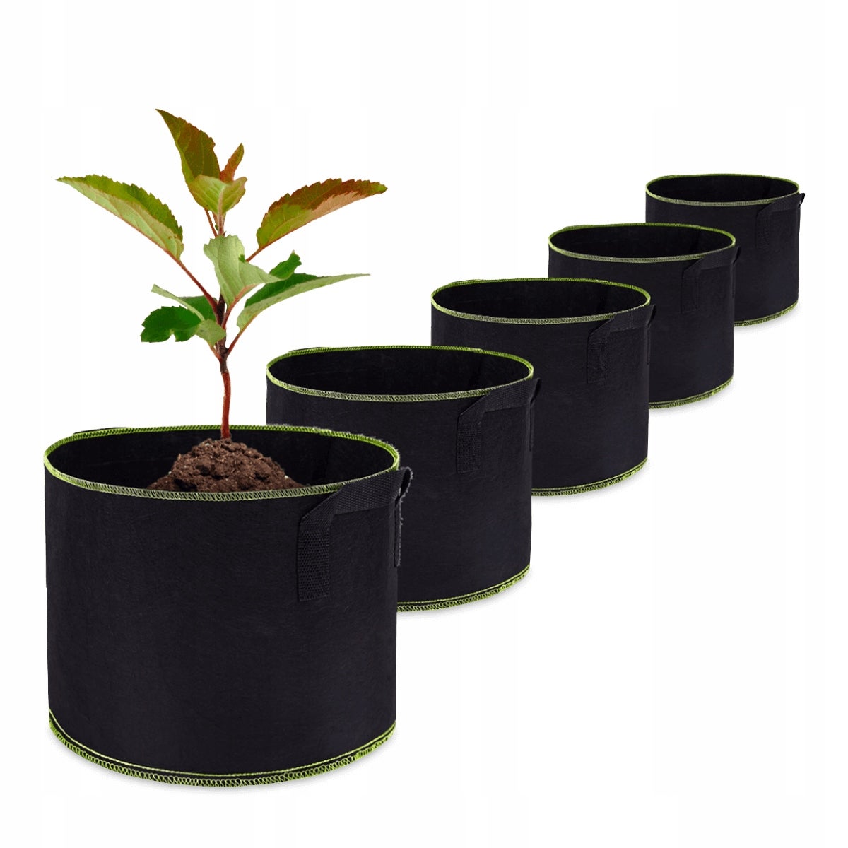 Doniczka Cultivo Osłonka na Kwiaty Rośliny Materiałowa 10L 5 szt