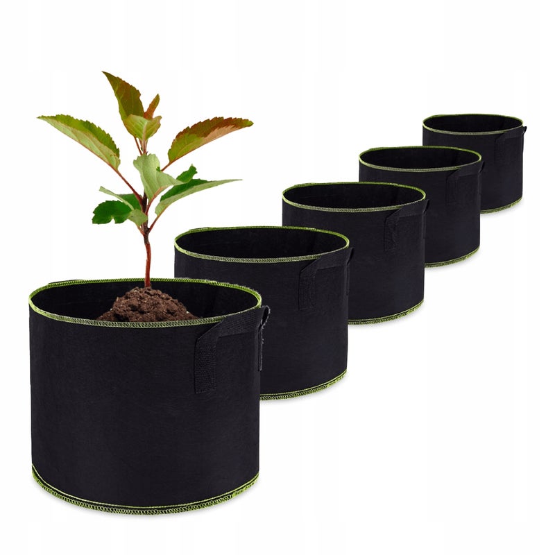 Doniczka Cultivo Osłonka na Kwiaty Rośliny Materiałowa 10L 5 szt