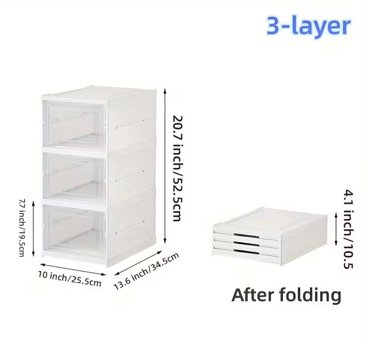 Boîte De Rangement Verrouillable – Avec Serrure à Combinaison, Empilable, En Tissu Non Tissé - 3