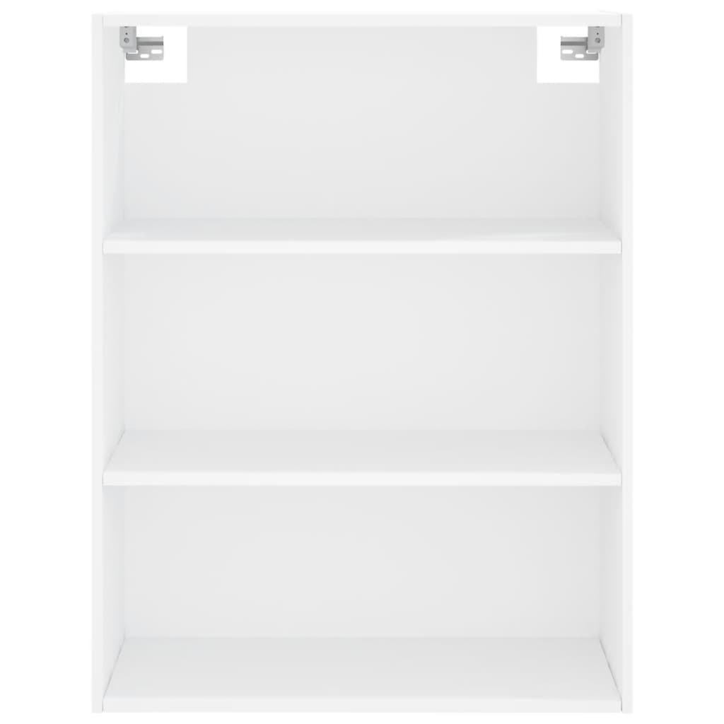 Buffet haut Blanc 69,5x34x180 cm Bois d'ingénierie - COMFORTXL - 5