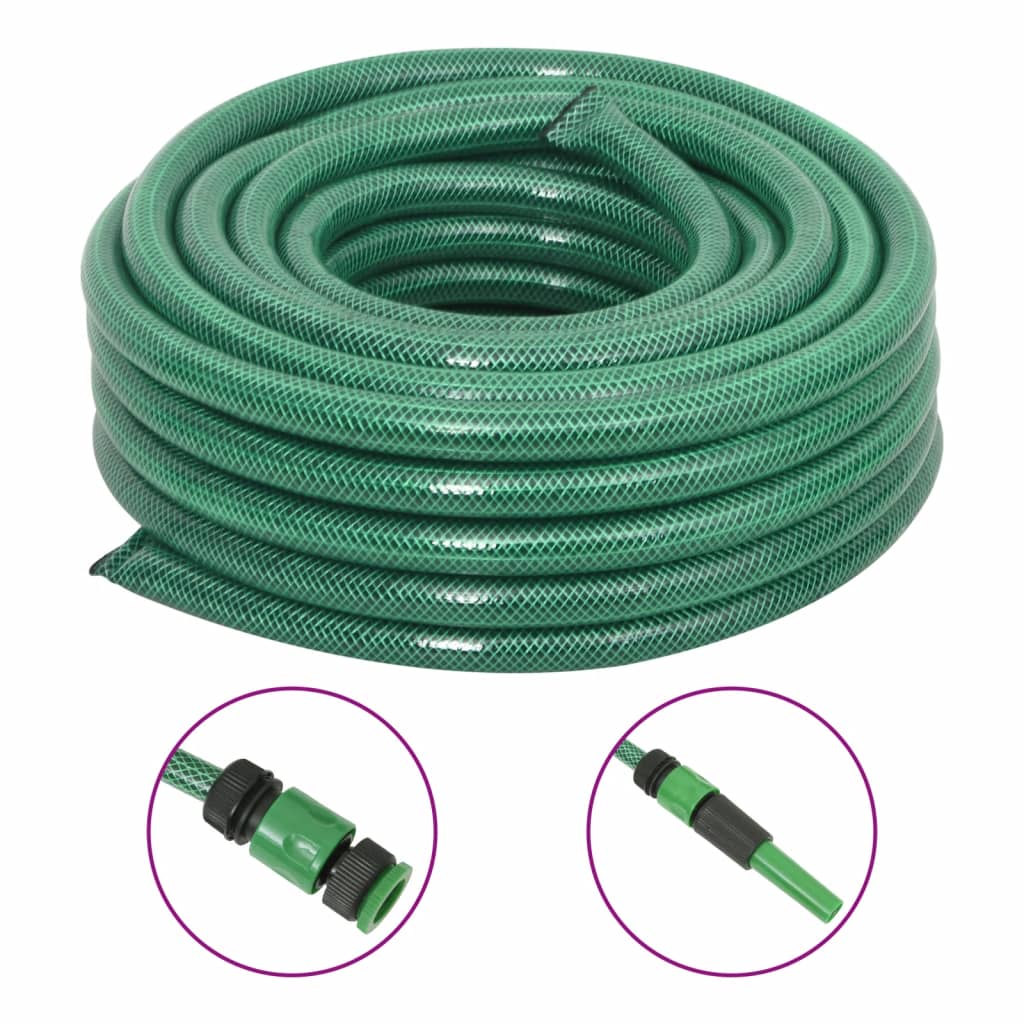 Set Manguera De Jardín LIVLIG 30 M 1/2" - Antitorsión Y UV - Pistola 3 Modos Y Conectores Incluidos
