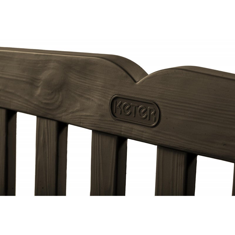 Cassapanca in Resina Eden Storage Bench Marrone Cm. 140X60X84H Keter - 3