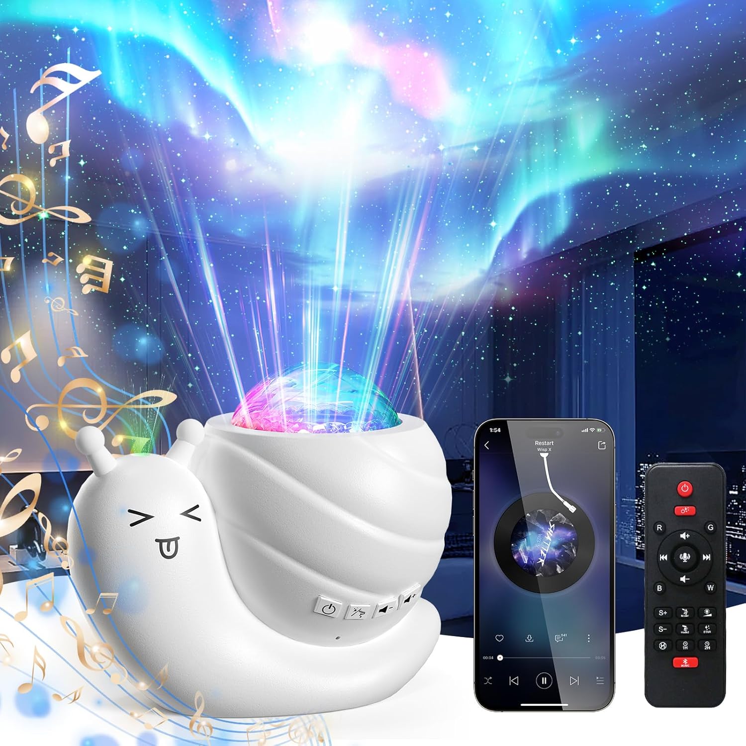 Projecteur De Ciel Étoilé USB avec 10 Planètes, Veilleuse De Projecteur