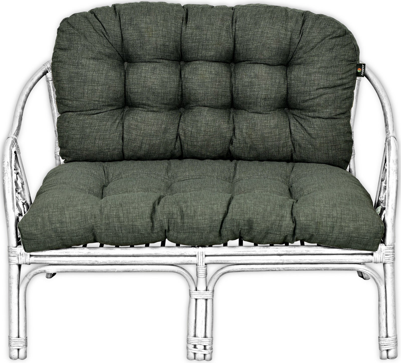 Poduszka na sofę rattanową AMPO antracyt 1 szt.