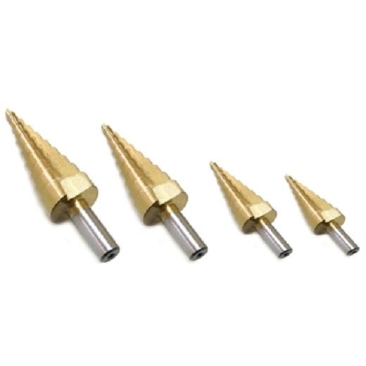 Kit 3 Frese Coniche Gradini Da 4 A 32 Mm Fresa Conica A Scalini Foro