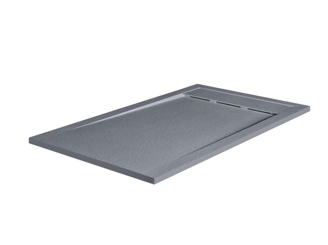 Plato de ducha Serie Premium Plus Top 130x80 Grafito - Válvula y ...