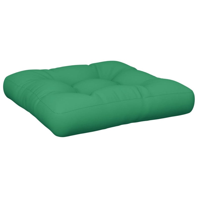 Cojines para palets 2 unidades tela verde v0669 50 x 50 x 12 cm / Verde - 4