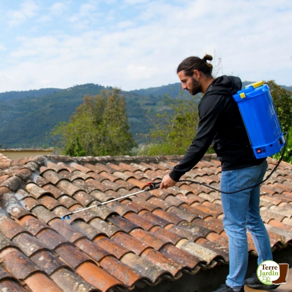 Pulvérisateur électrique pression réglable - Autonomie 4h rechargeable - 16 L - Pression Réglable 4,5 bar - 6