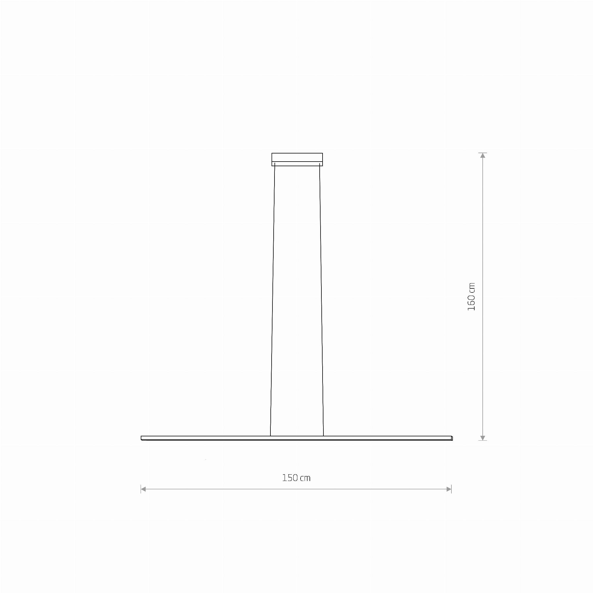 Lampa wisząca Bar czarna LED 24W 3000K 1150lm wym: 160 x 150 x 3 cm aluminium Nowodvorski Lighting - 3